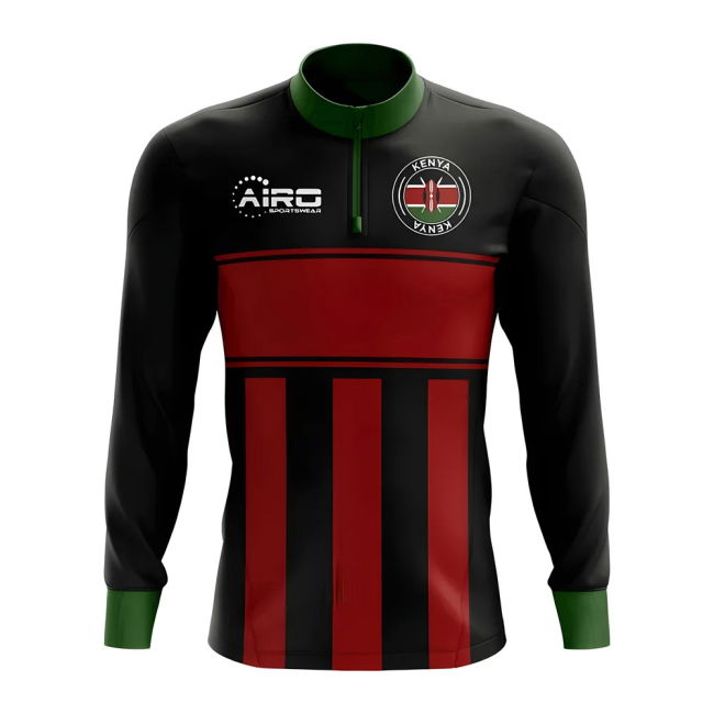 Performance-Driven Kenya Concept Football Half Zip Midlayer Top