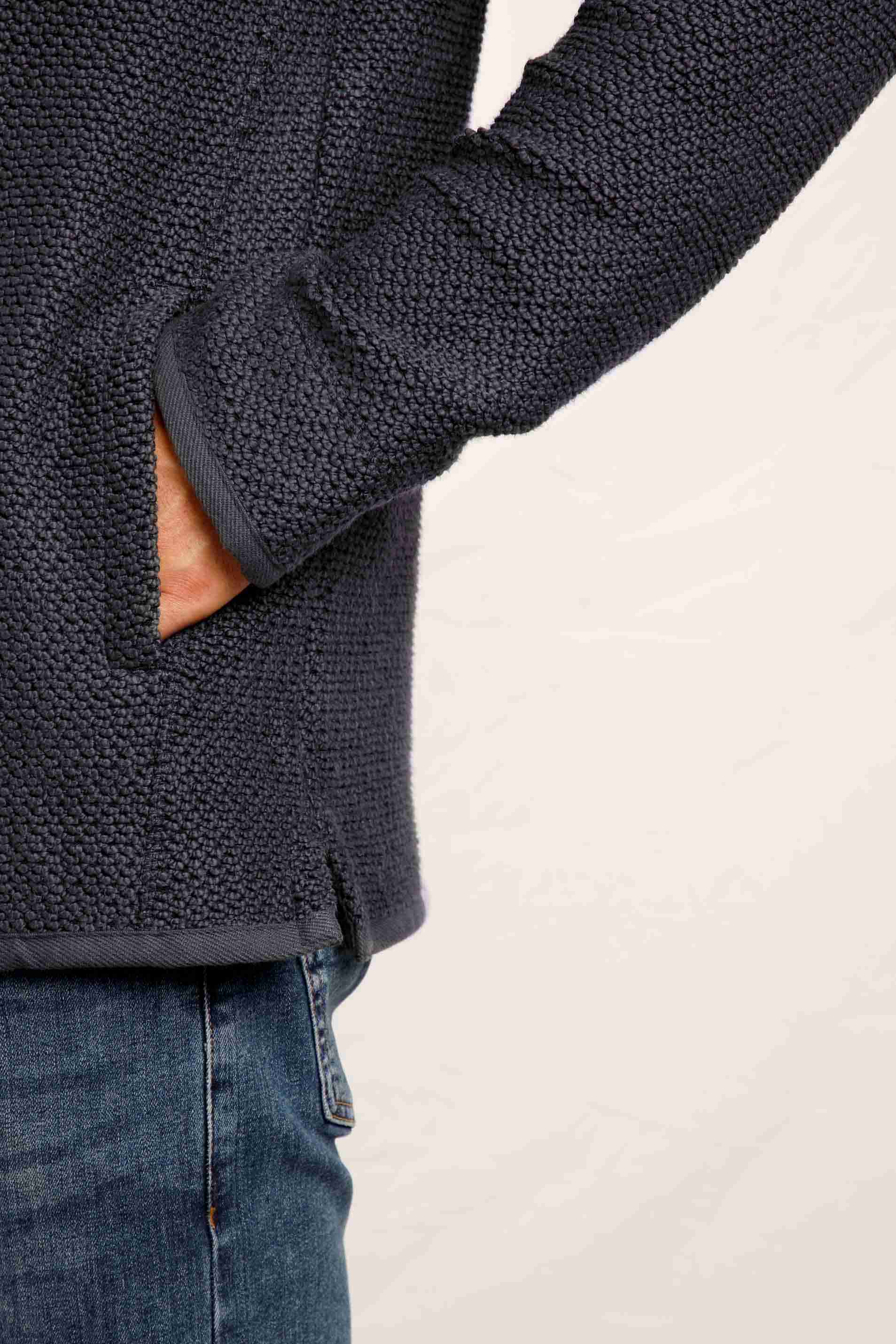 Stern 1/4 Zip Macaroni Sweatshirt Navy