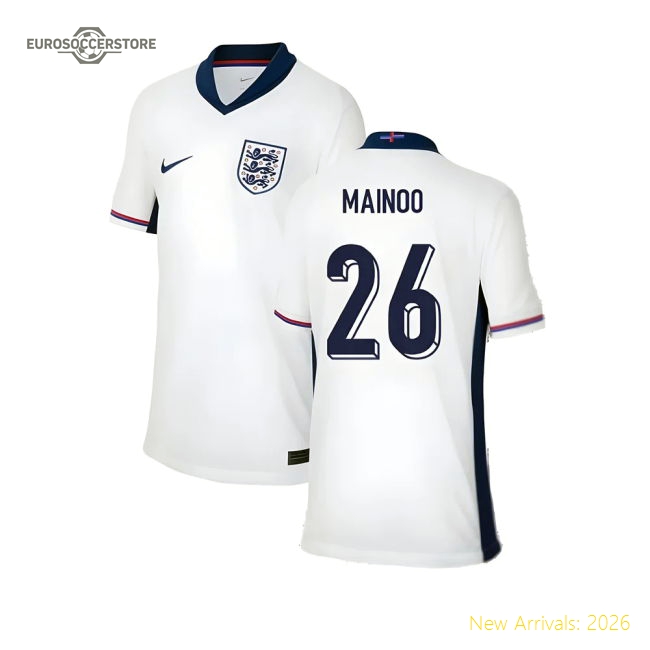 Comfortable Kids Football Team Mainoo Jersey 2024-2025