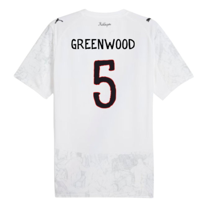 2025-2026 KIDSUPER x Manchester City CWC Shirt (White) (Greenwood 5)