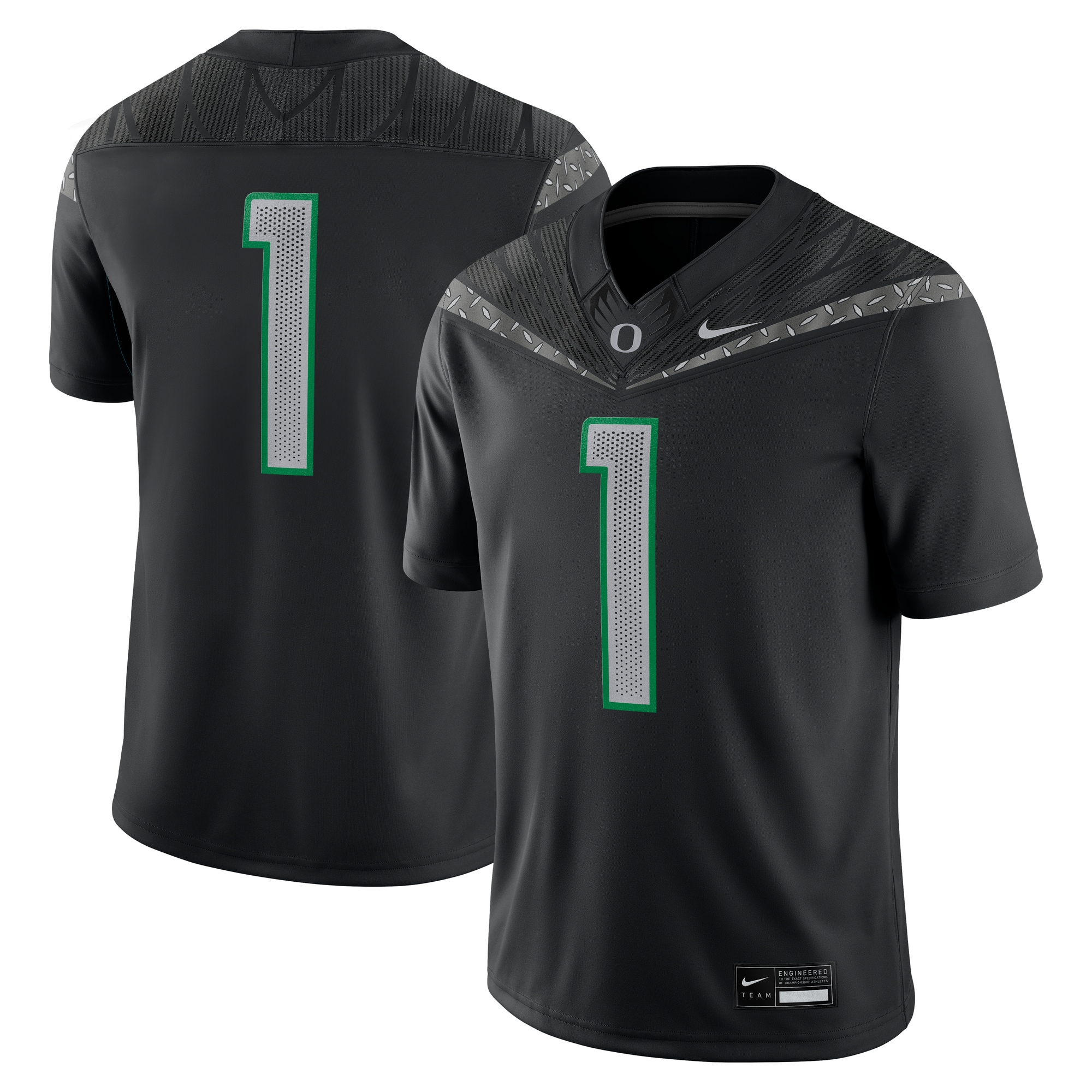 [NJP] Oregon Ducks Game Jersey - Black