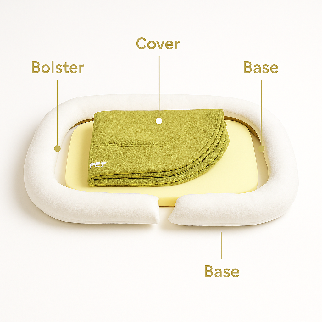 French Bulldog Comfuria Cozy French Bulldog Bed Pad – Rectangular Shape