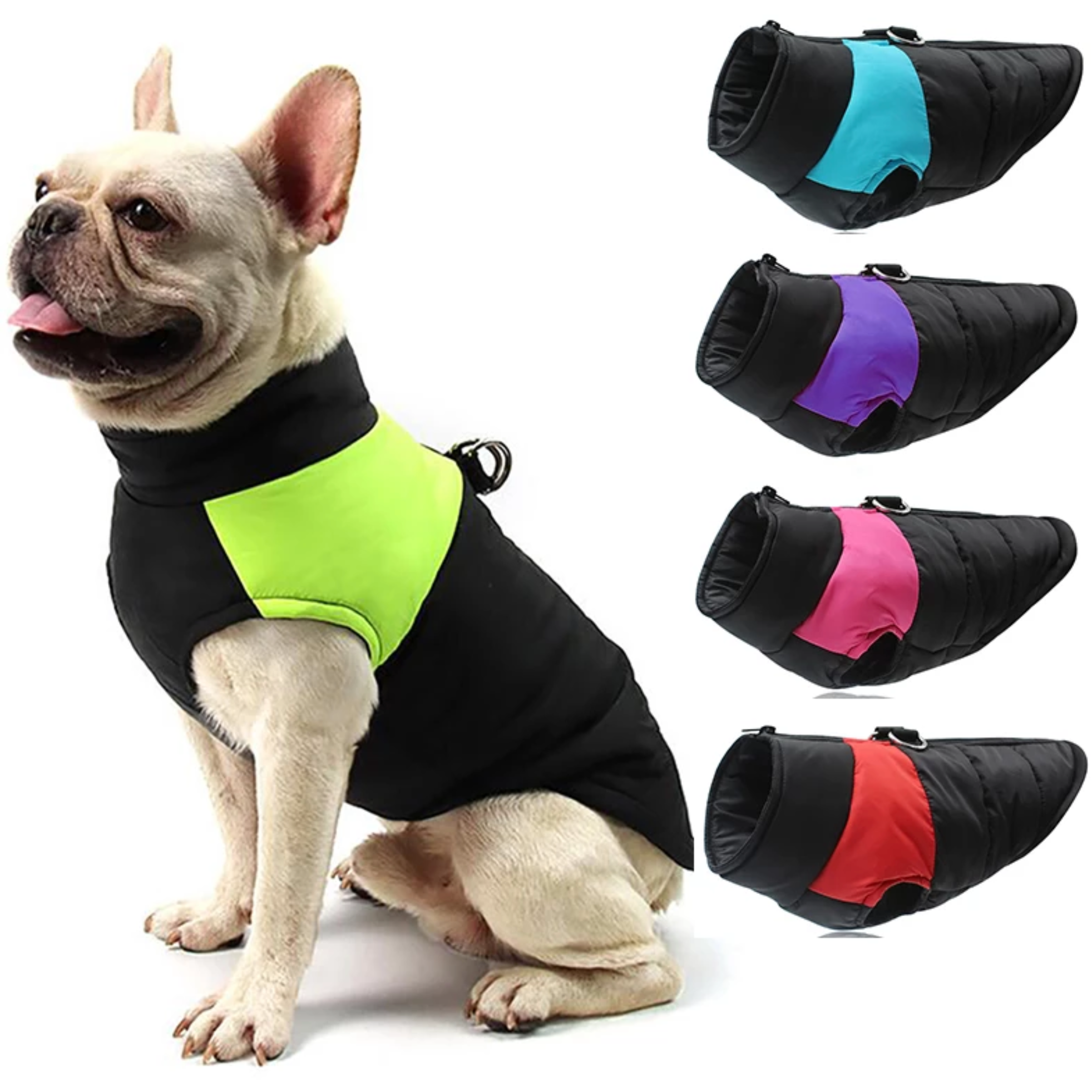 French Bulldog Waterproof Vest Jacket For French Bulldog (cs020) Warm Dog Outfit