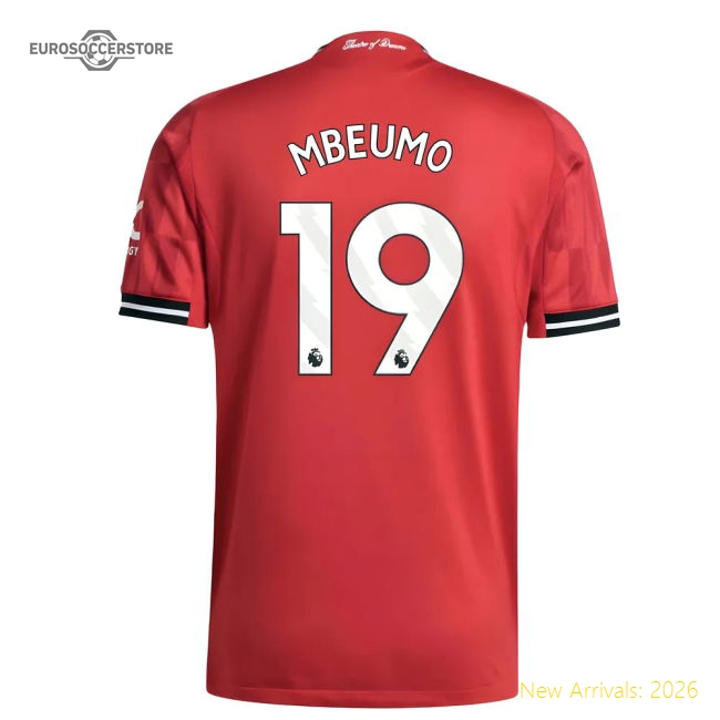 Superior English Premier League Mbeumo Home Jersey Performance Fabric