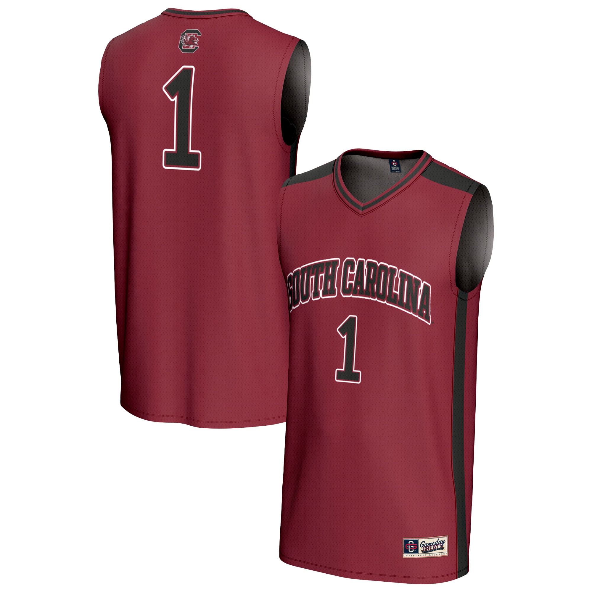 #1 South Carolina Gamecocks GameDay Greats Youth Lightweight Collegiate Basketball Fashion Jersey - Garnet