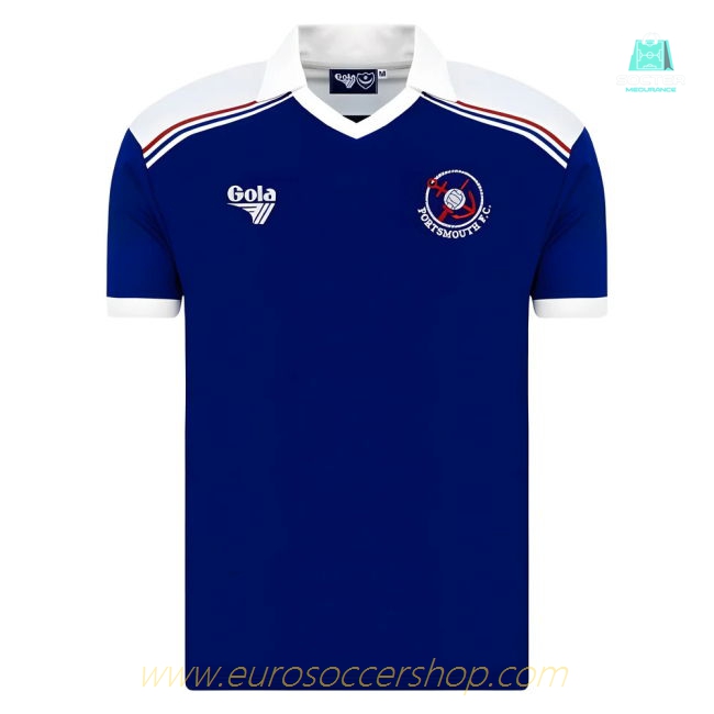 Portsmouth 1980-82 Home Retro Shirt (Gola)