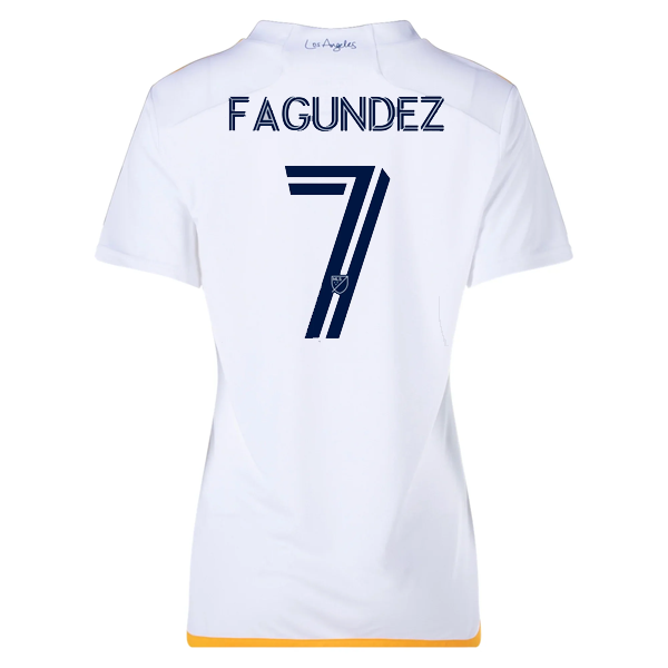 LA Galaxy Fagundez 2024-2025 UCL Home Jersey – Authentic Shirt