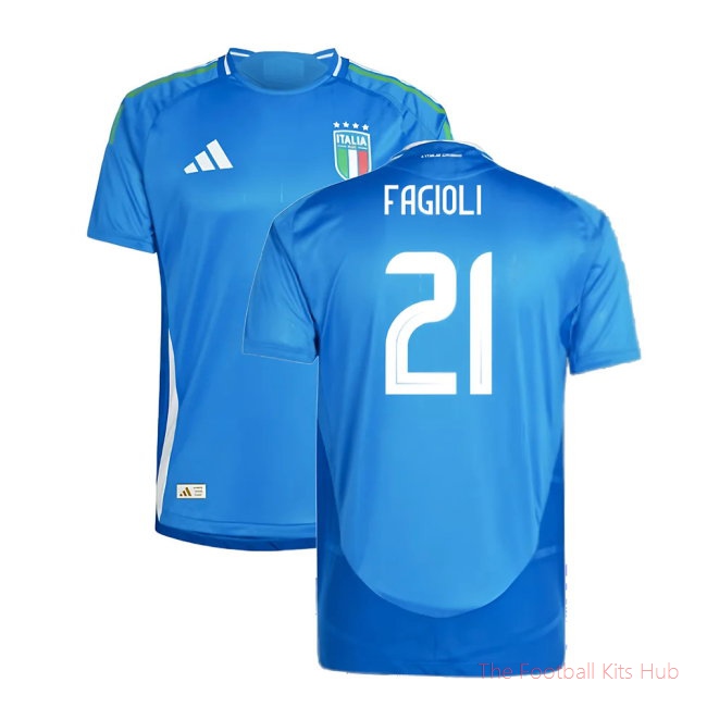 2024-2025 Italy Authentic Home Shirt (FAGIOLI 21)