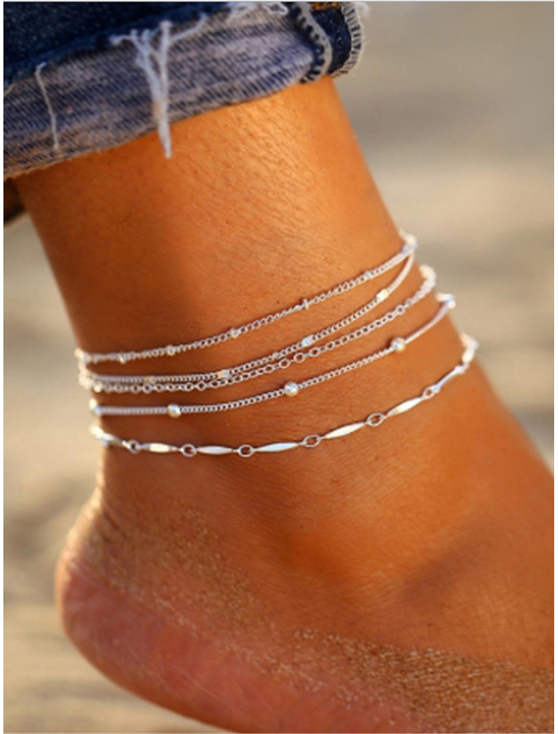 Women's Fashion Outdoor Geometry Anklet