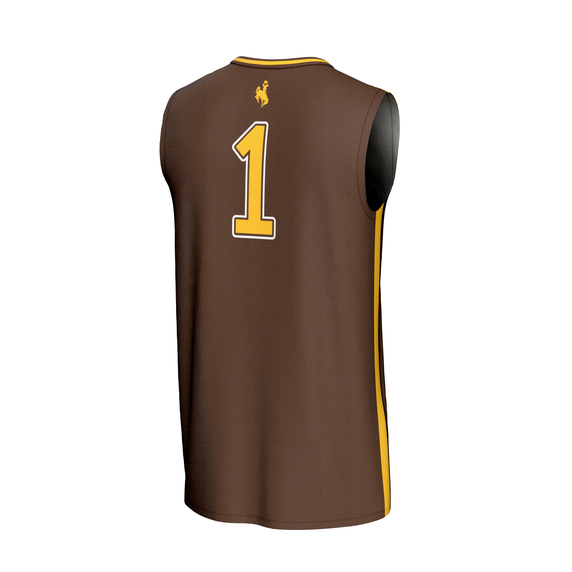 [DDG] Wyoming Cowboys GameDay Greats Youth Lightweight Basketball Fashion Jersey - Brown