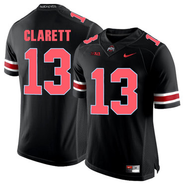 Men's OSU Ohio Maurice Clarett #13 match worn Black 2024 game jersey