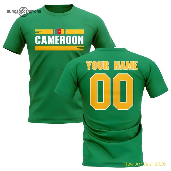 Luxury Personalised African Giants Fan Football T-shirt (green)