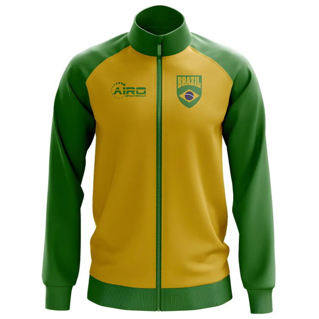 Official Brazil Concept Football Track Jacket (Yellow) Football