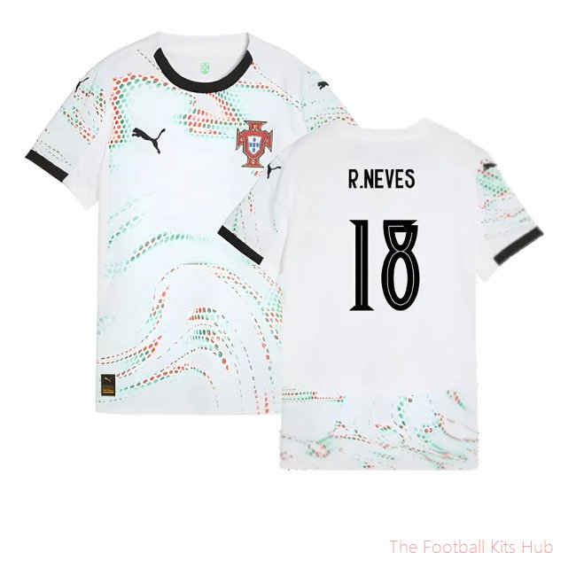 2025-2026 Portugal Away Shirt (Womens) (R.Neves 18)