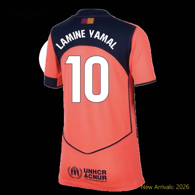 Football Team Kids Lamine Yamal Safe Jersey Performance Fabric