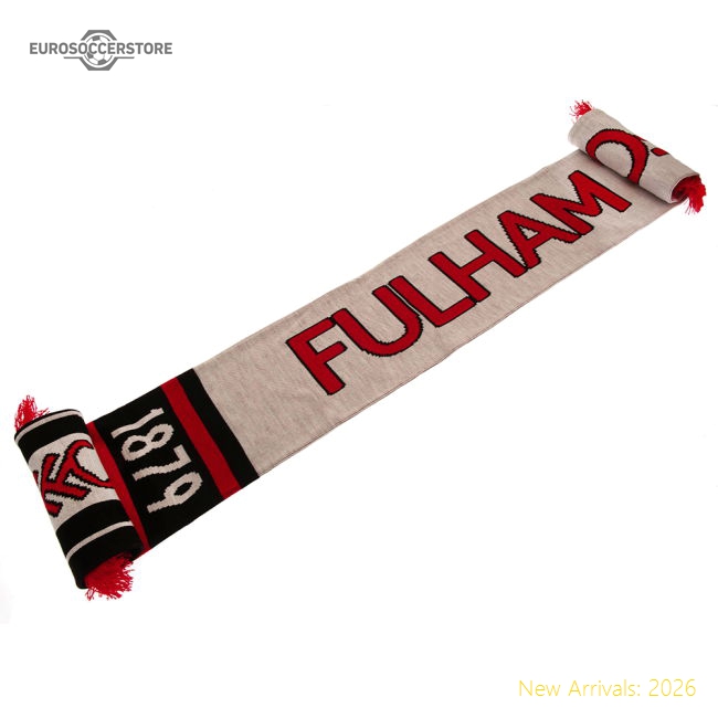 Authentic Fulham Fc Nero Scarf - Premium Quality Football Apparel For