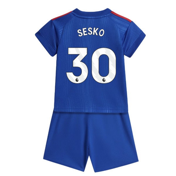 [FSOUK] 2026 2027 Man Utd Baby Kit Away Apparel (Sesko 30)