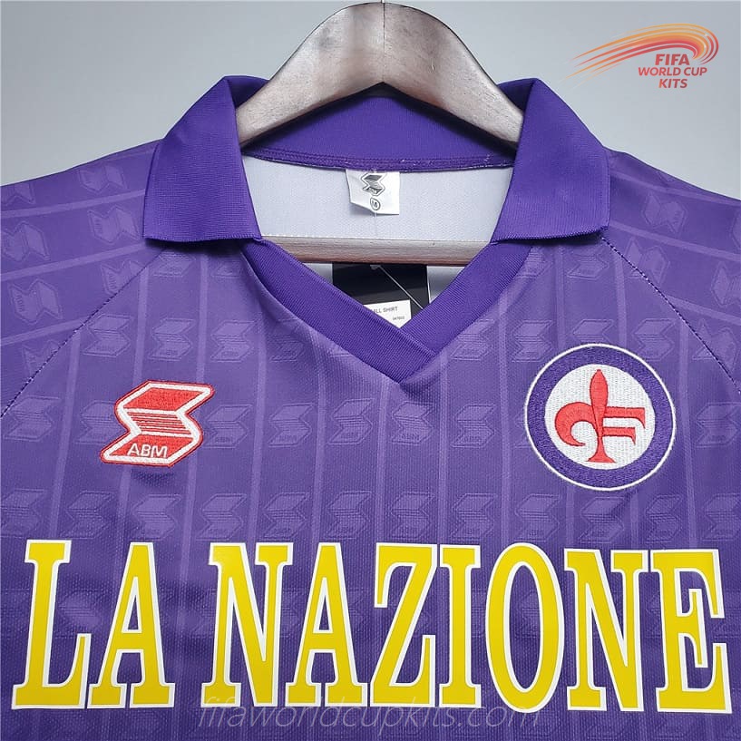 Fiorentina 89-90 Home Football Kit