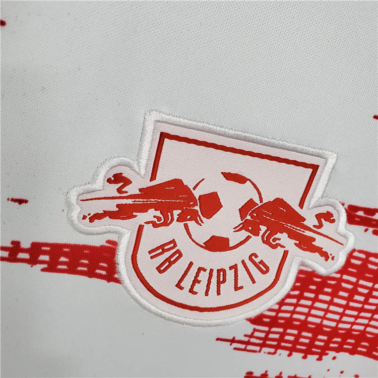 RB Leipzig 21-22 Home Kit Soccer Jersey RedWhite Football Shirt -