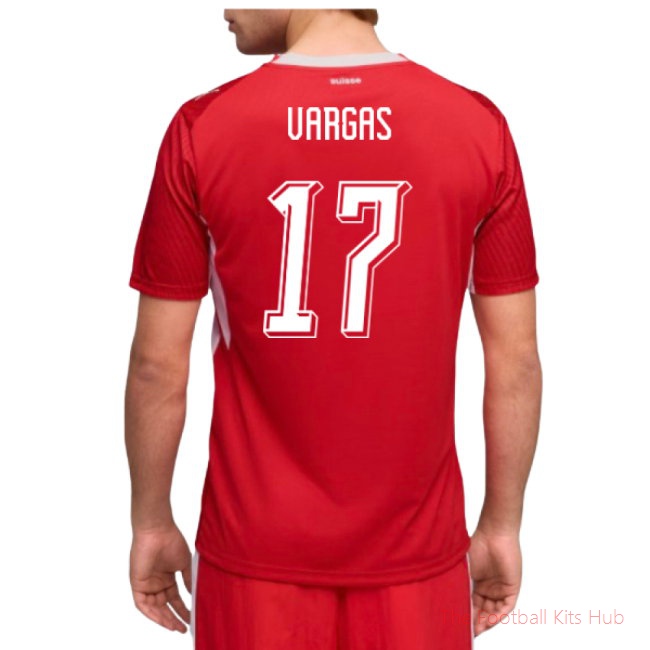 2026-2027 Switzerland Home Shirt (Vargas 17)