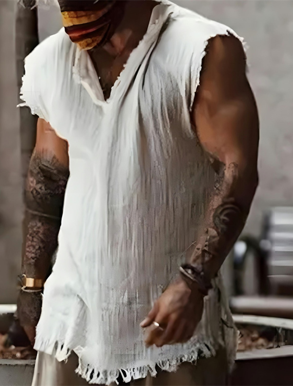 Men's Shirt Linen Viking Style Summer Beach Wear Plain Vacation