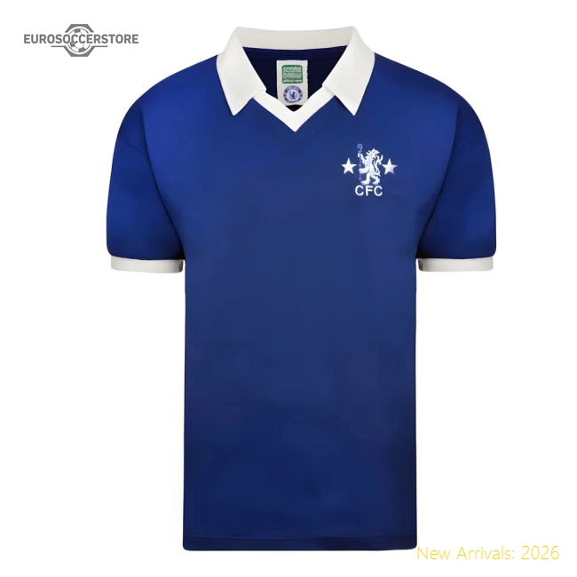 Authentic Score Draw Chelsea 1978 Retro Football Shirt - Premium