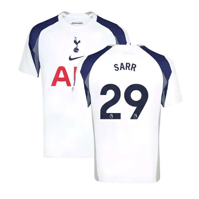 2025-2026 Tottenham Hotspur Home Jersey (Sarr 29)