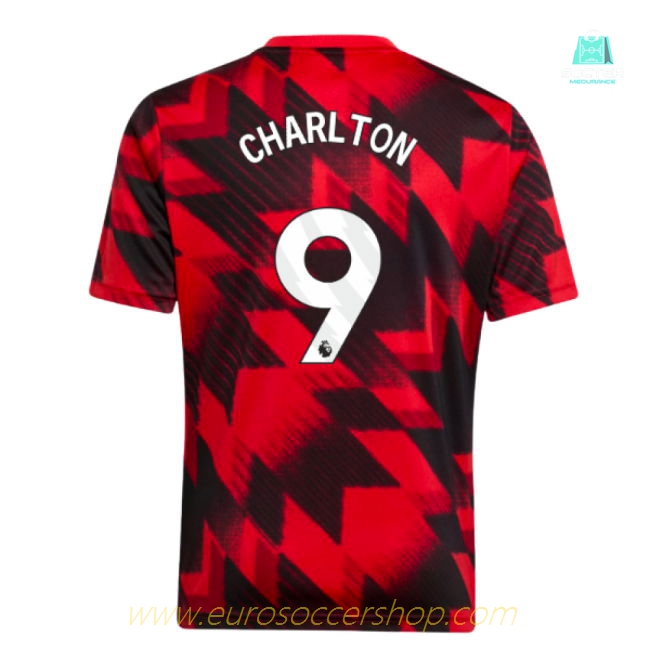 2025-2026 Man Utd Pre-Match Shirt (Red) - Kids (Charlton 9)