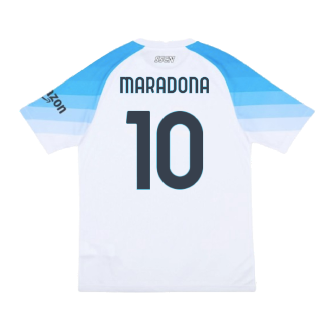 2022-2023 Napoli Fc Authentic Away Shirt (maradona 10) - Match Quality