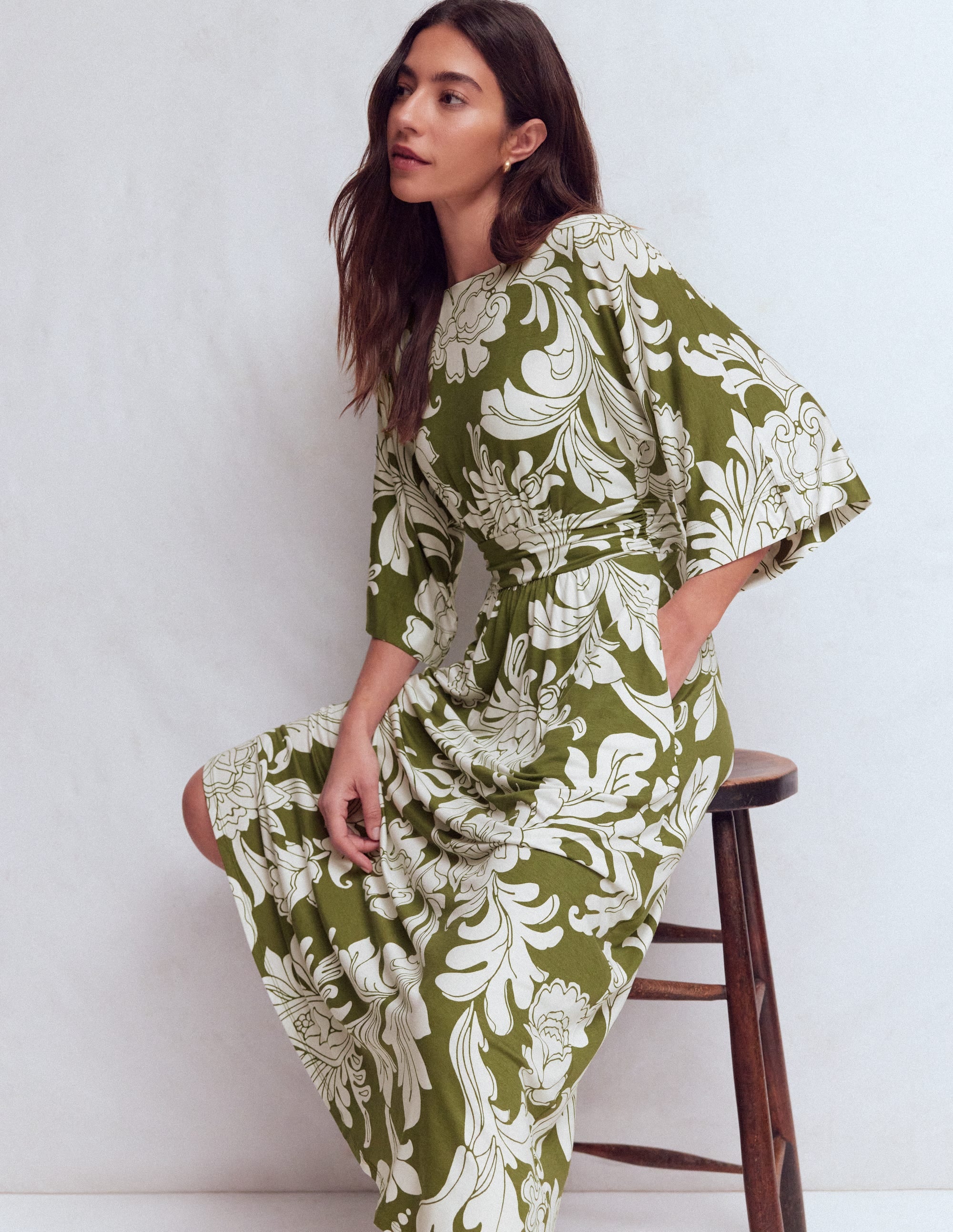Imelda Kimono Jersey Dress