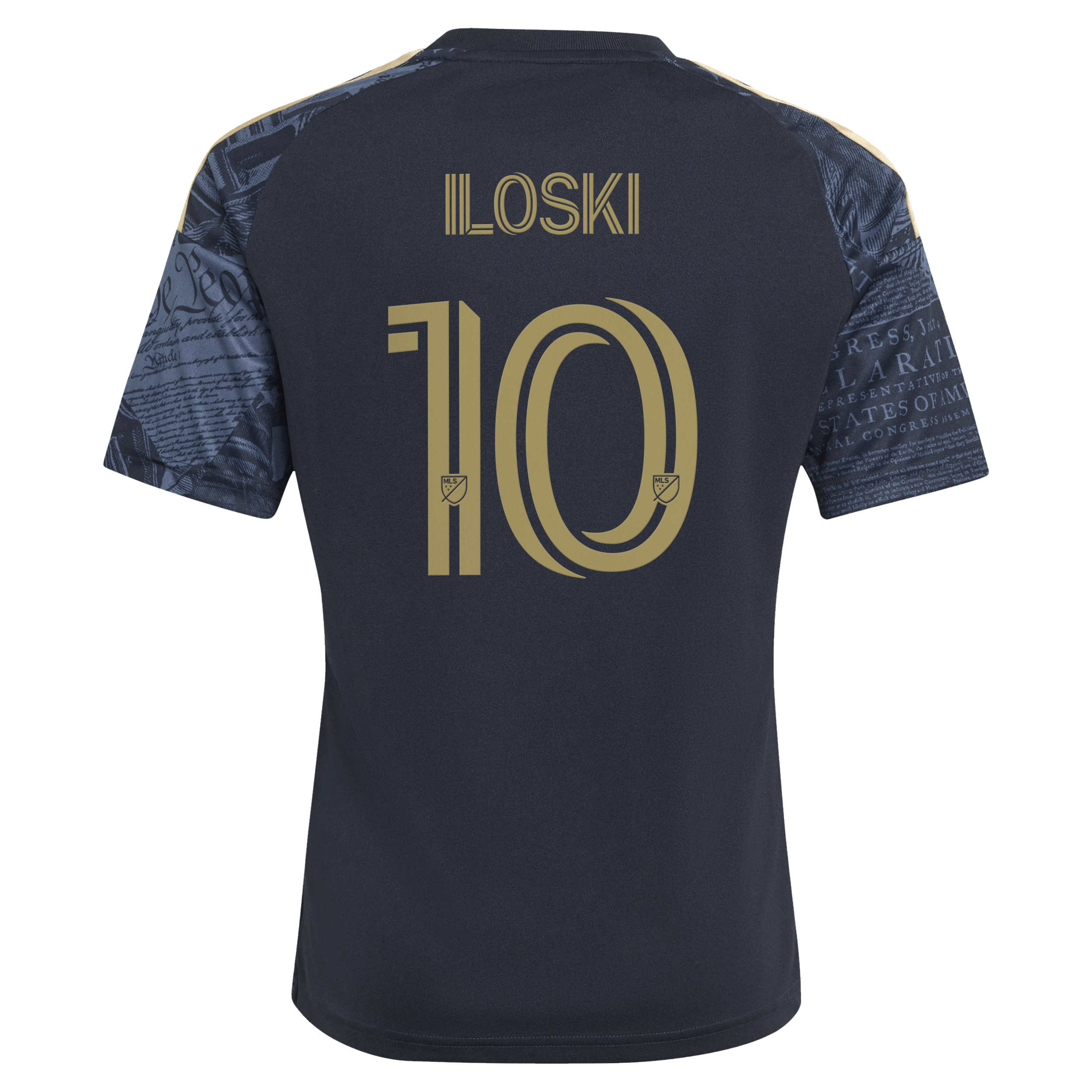 [SJH] Milan Iloski Philadelphia Union Youth 2026 1776 Kit Replica Jersey - Navy