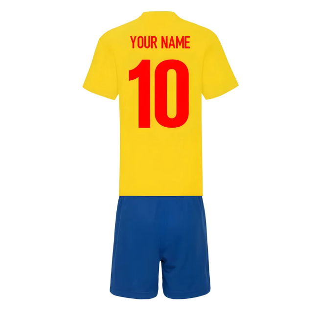 Personalised Romania Training Kit Package Quality Premium