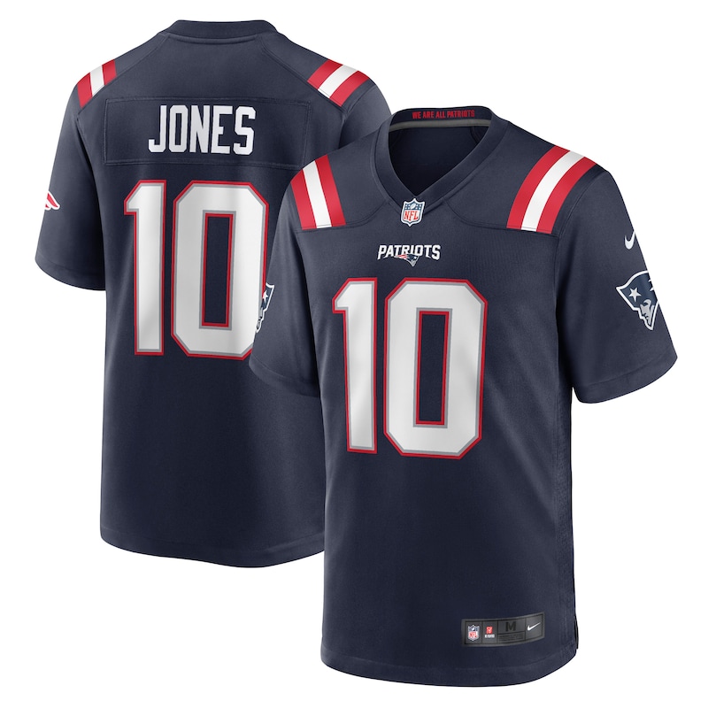None Mac Jones NE Patriots Authentic Team Spirit Wear for NFL Fans