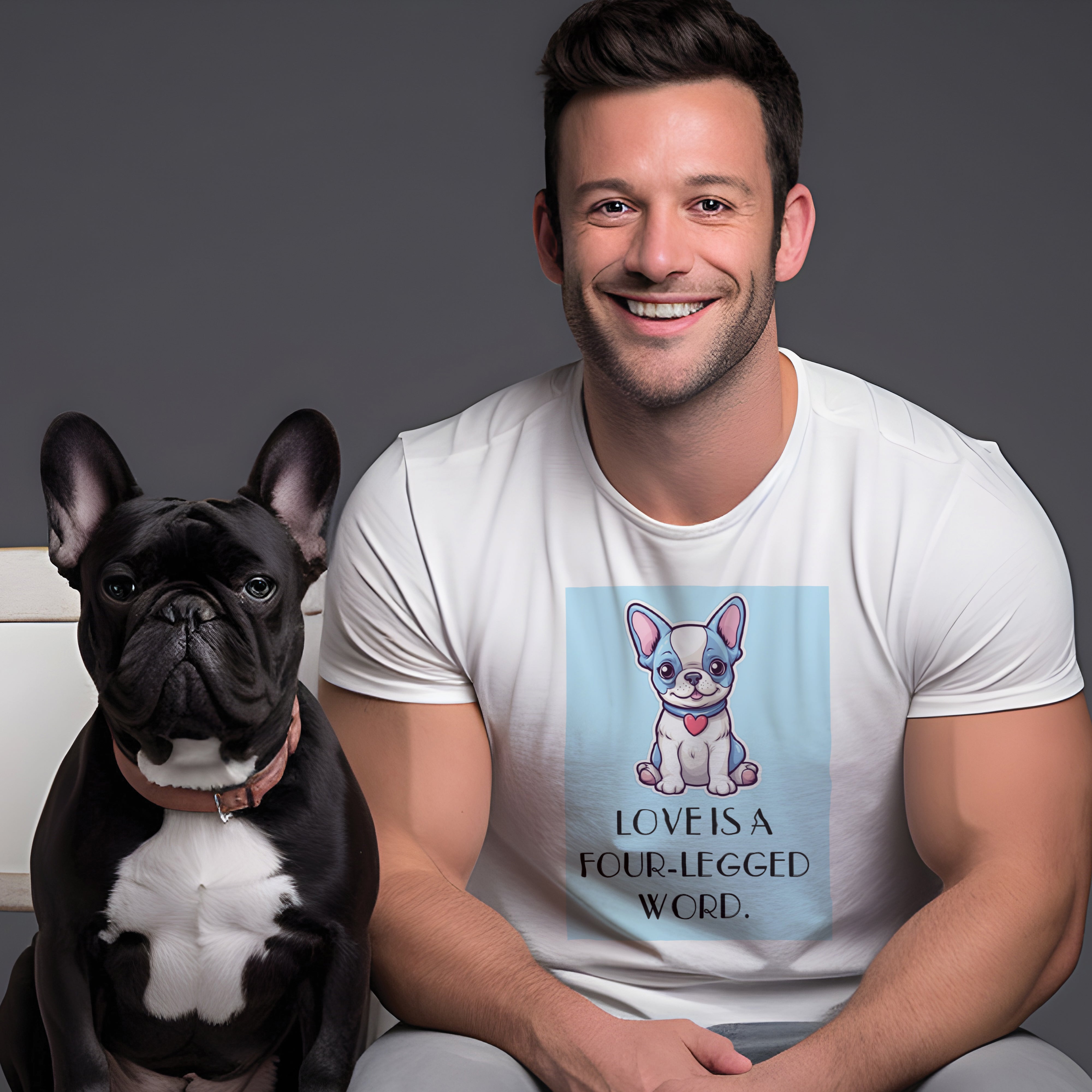Cute & Comfy Bulldog Tee - Bulldog Inspired Unisex T-shirt Casual Wear