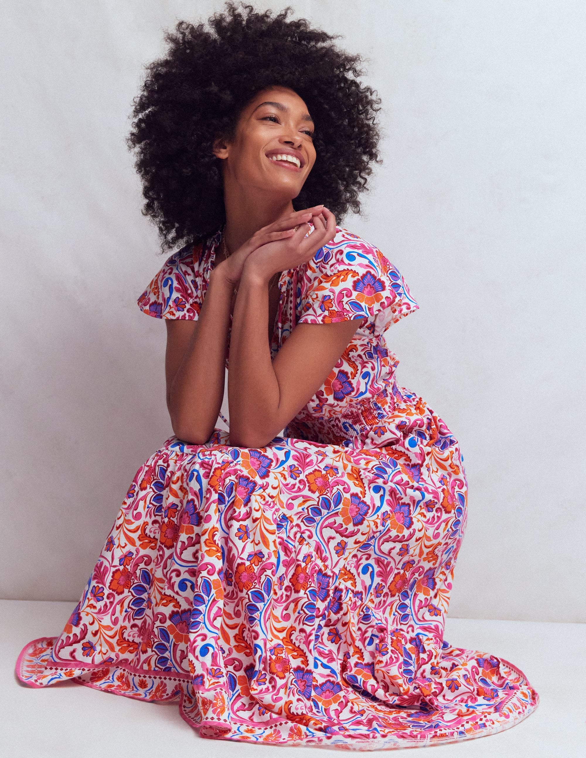 Tala Tiered Jersey Maxi Dress