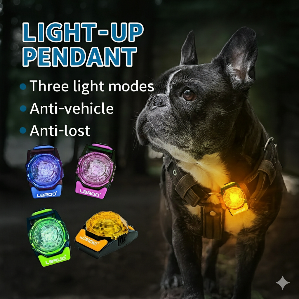 GlowPup™ French Bulldog LED Collar — Rechargeable LED Dog Walking Light