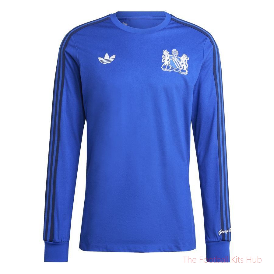 Manchester United Shirt George Best - Bold Blue Long Sleeves