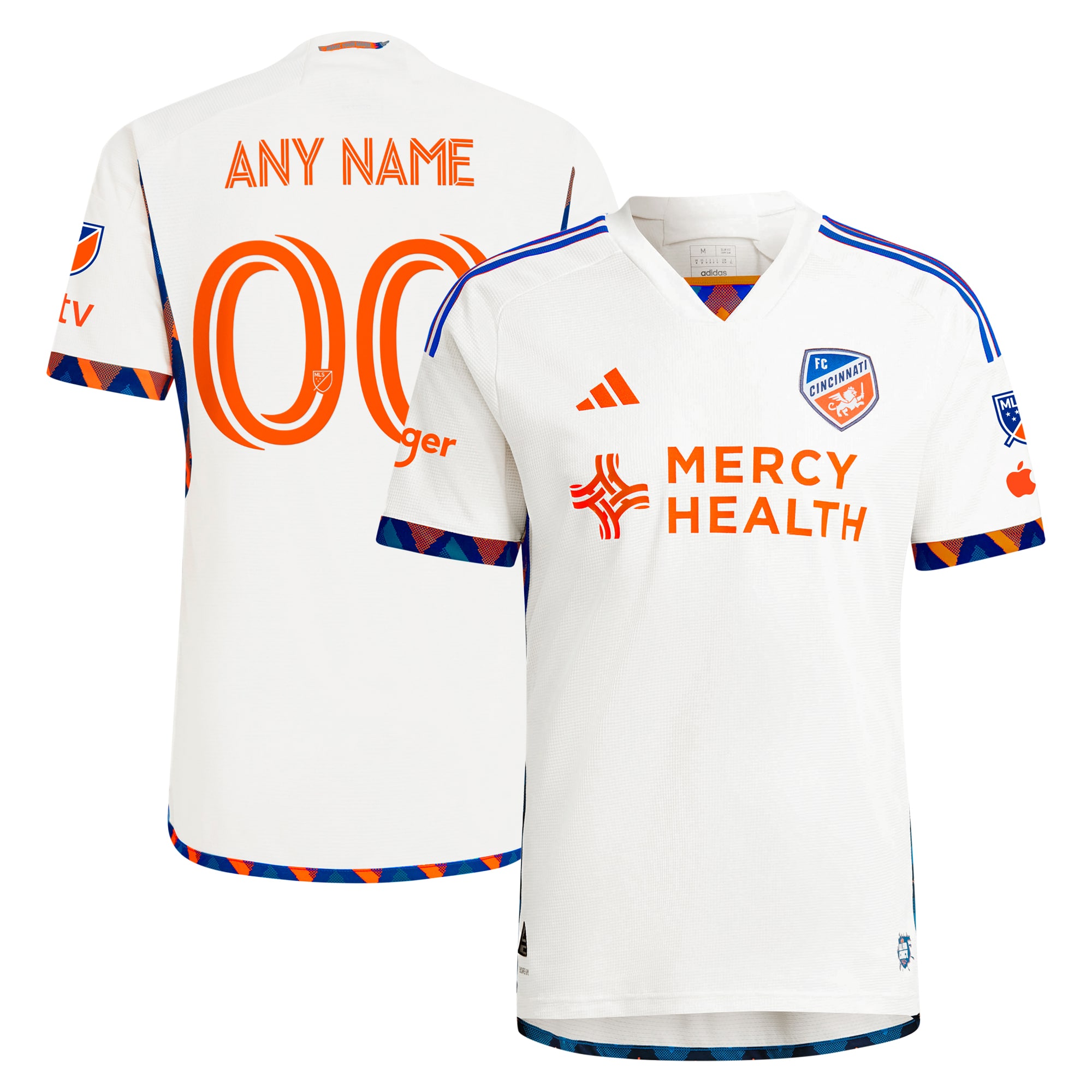 [LK] Youth FC Cincinnati 2024 The Canvas Kit Authentic Custom Jersey - White