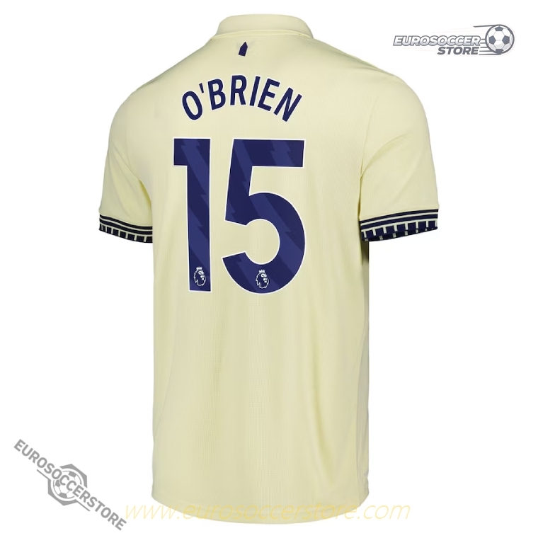 Everton 25-26 Season Away Jersey with O’BRIEN 15 Printing