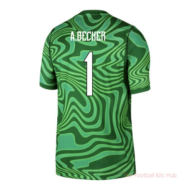2026-2027 Brazil Goalkeeper Shirt (Pine Green) (A.Becker 1)