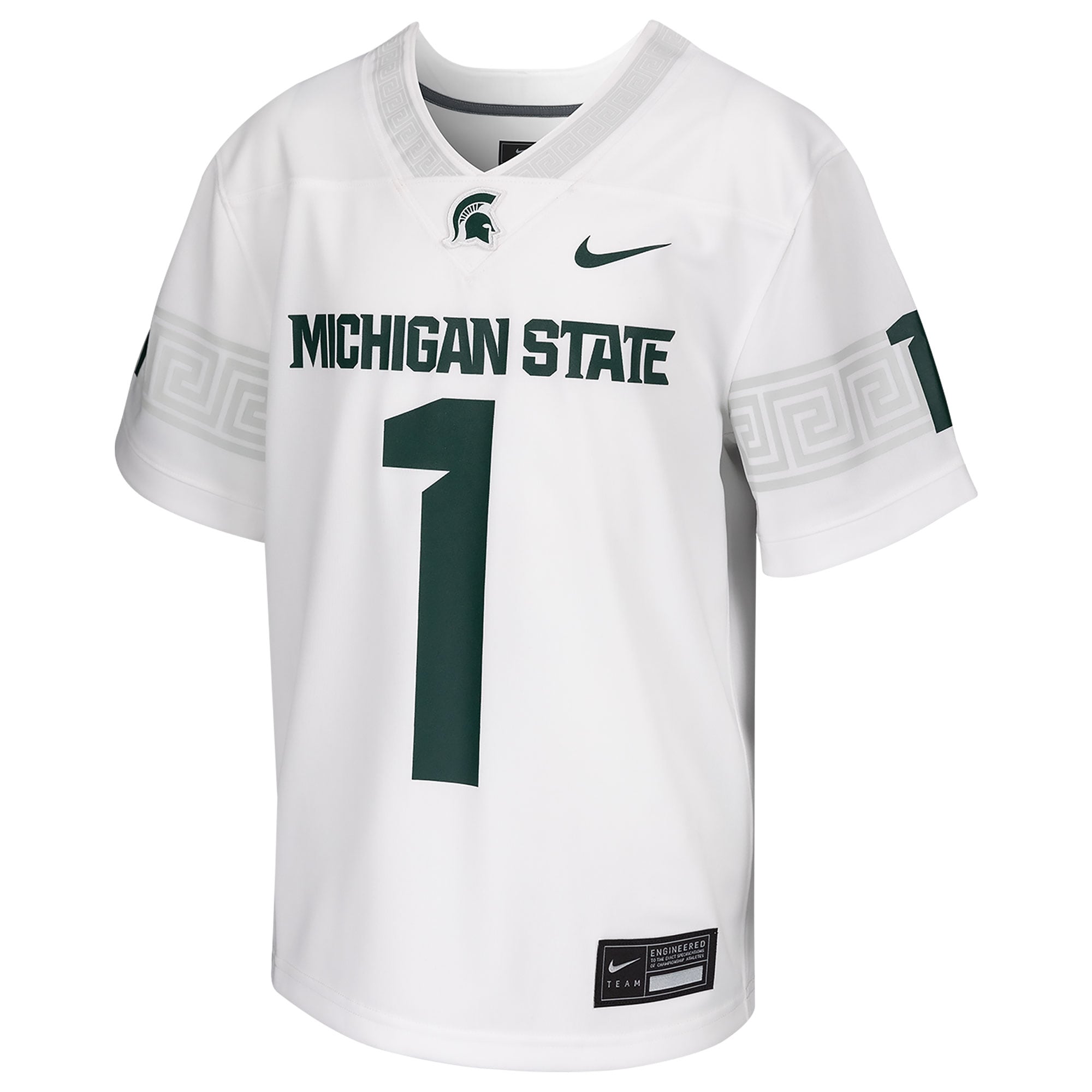 [DDG] # Michigan State Spartans Youth Football Game Jersey - White
