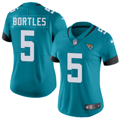Authentic NFL J J Jaguars #5 Blake Bortles Green Limited Jersey