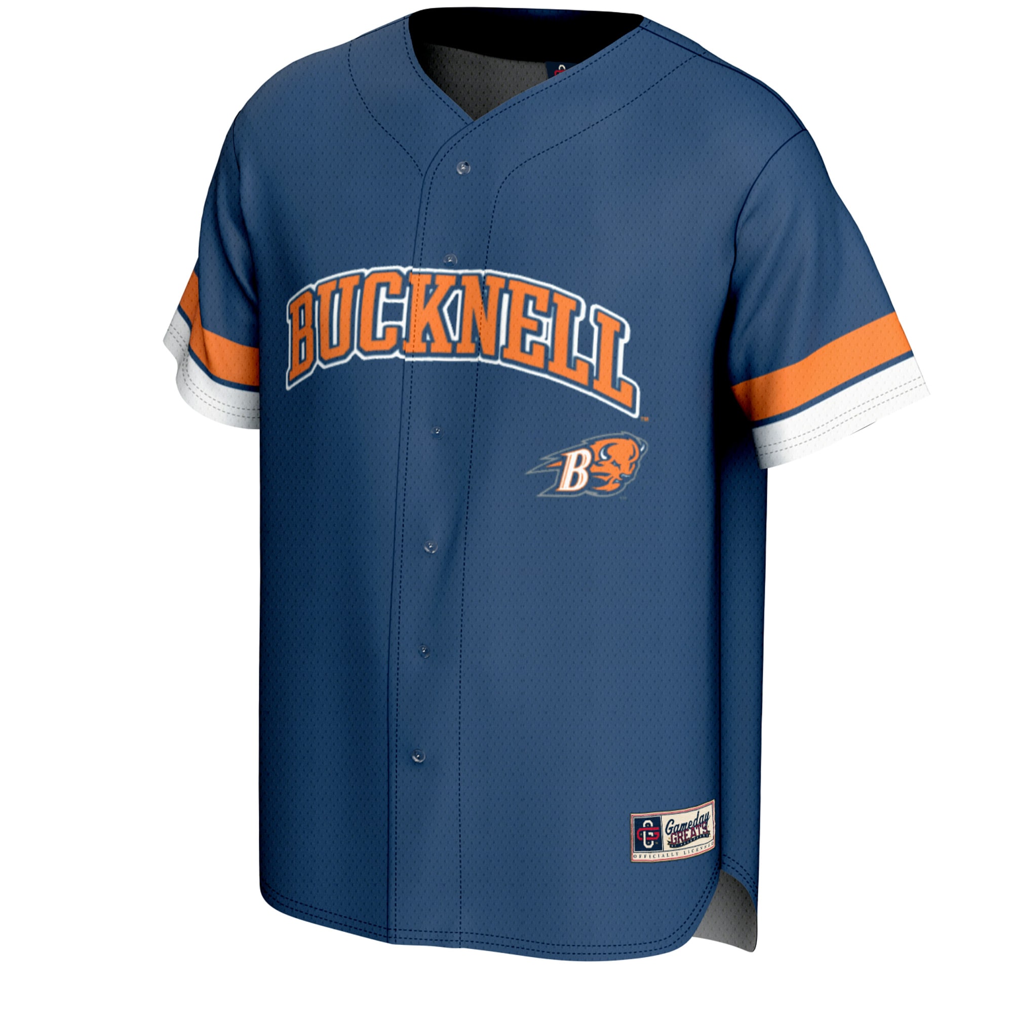[DDG] Bucknell Bison GameDay Greats Youth Spirit Baseball Jersey - Blue