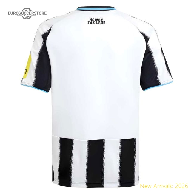 Official 2025-2026 Newcastle Home Shirt (kids) (shearer 9) - Premium