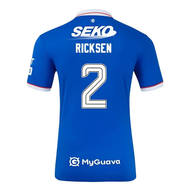 2025-2026 Rangers Home Shirt (Kids) (Ricksen 2)