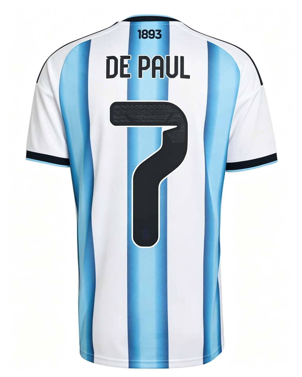 [JGK] Argentina Rodrigo De Paul #7 Match Winning Assist Home Jersey 2026 World Cup