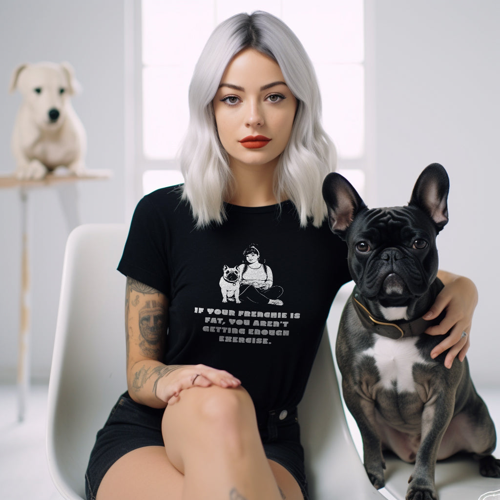 The fat french bulldog - Unisex T-Shirt