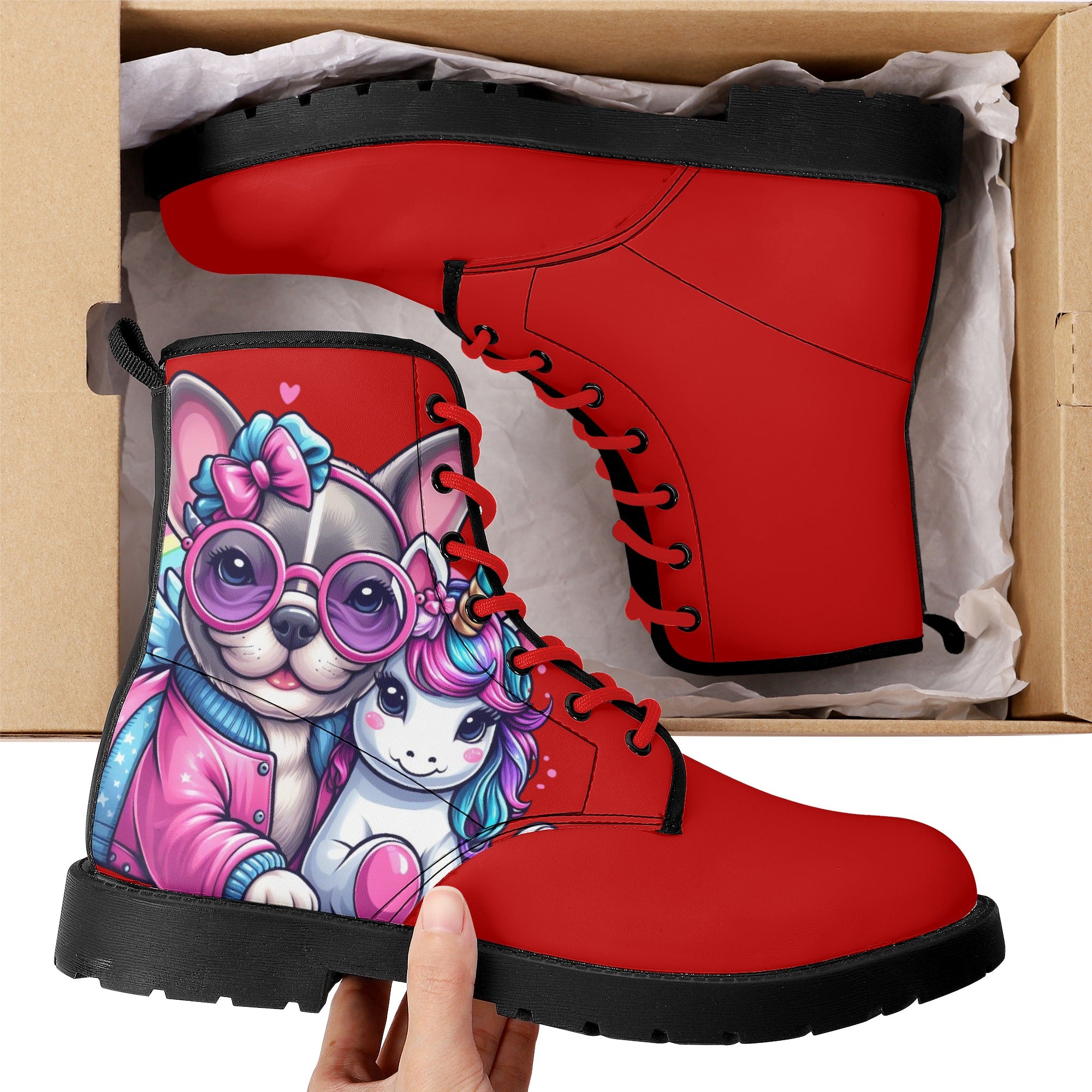 Comfortable Princess - Leather Boots for Pet Enthusiasts Premium