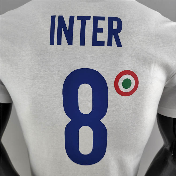 21-22 Inter Milan Champion White T-Shirt - Official Replica 6734