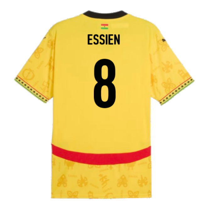 Match-Ready Elite 2024-2025 Ghana Away Shirt (Essien 8)
